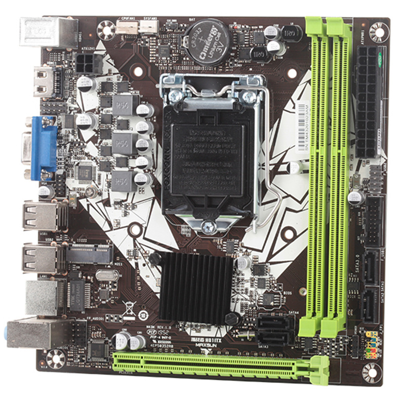 适用maxsun/铭瑄 h81il itx全固版 17*17 迷你itx一体机行业工业