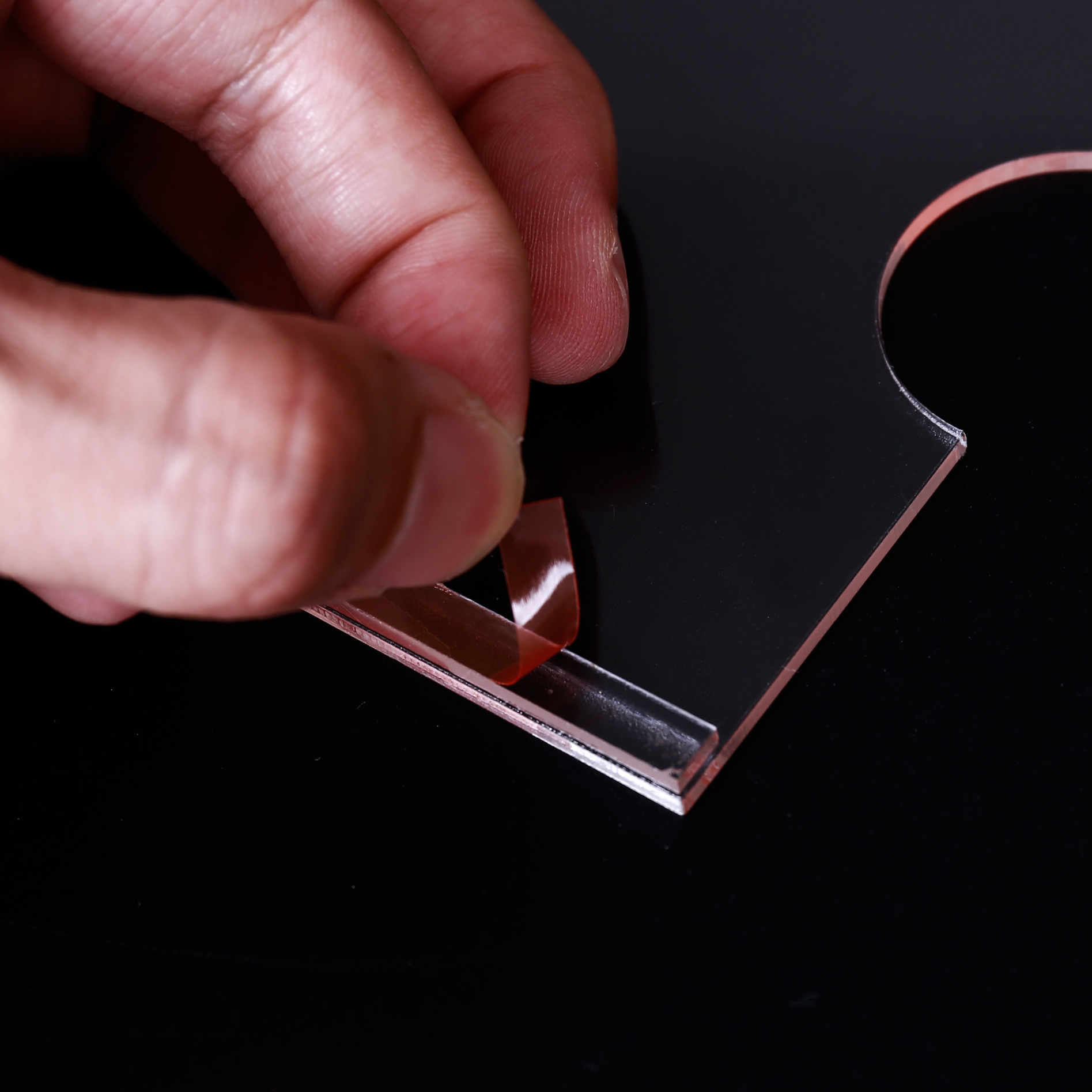 批发a4卡槽双层单层亚克力定制插盒插槽宣传展示牌透明照片资料盒