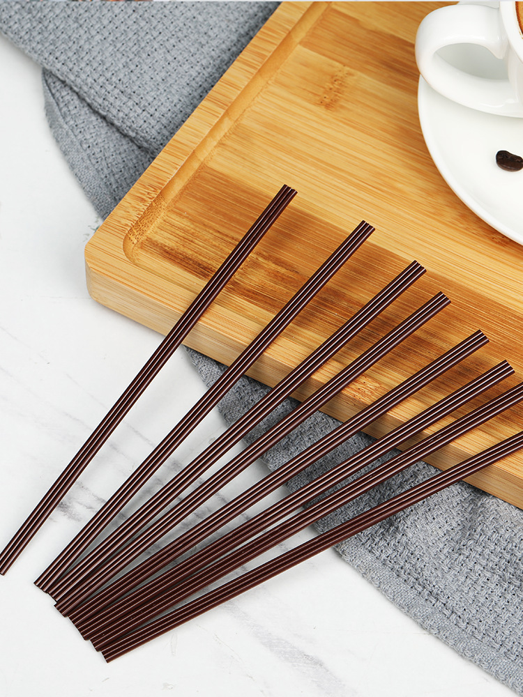 一次性塑料咖啡三孔吸管加长豆浆果汁热饮搅拌棒独立包装约500支