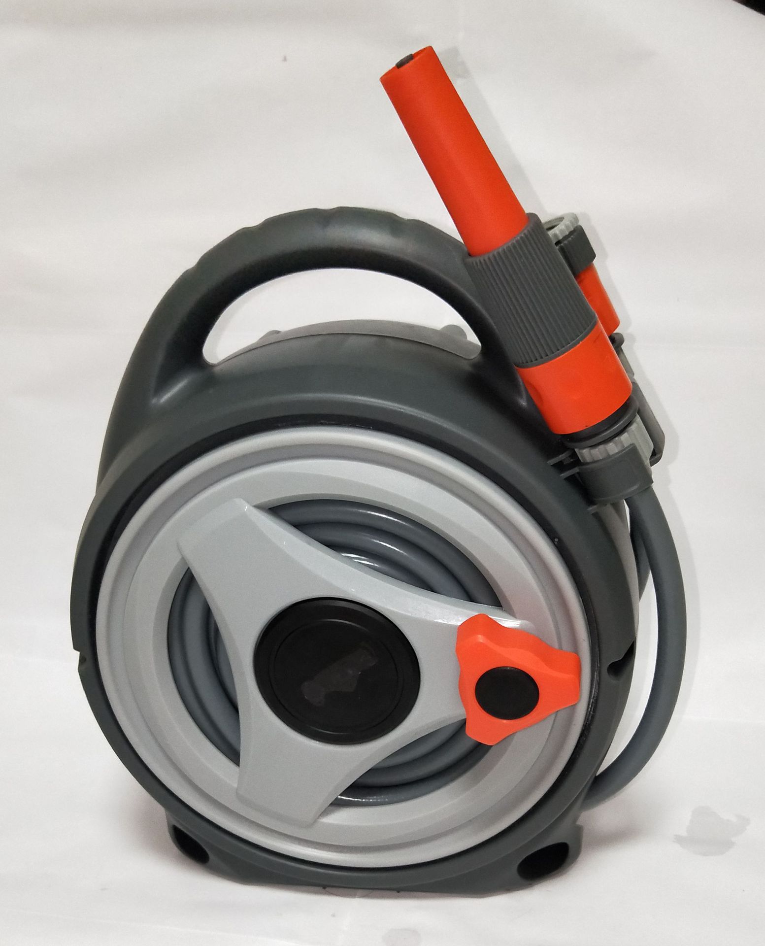 手提式便携简易水管车家用洗车水枪套装花园水管车迷你水管收纳架