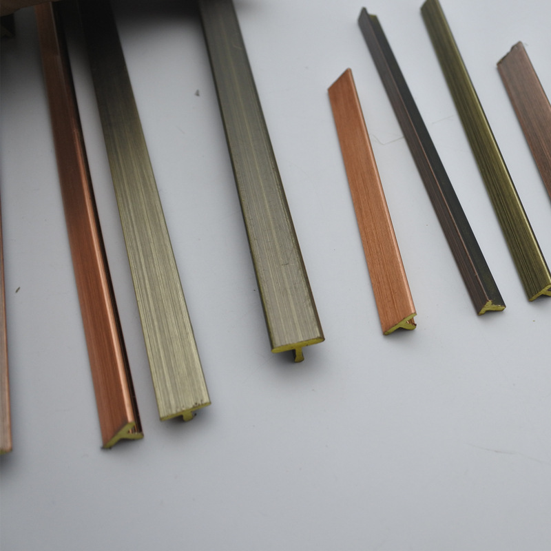 古铜色青古铜红古铜玫瑰金做旧拉丝t型l型u型实心方扁形铜条定做