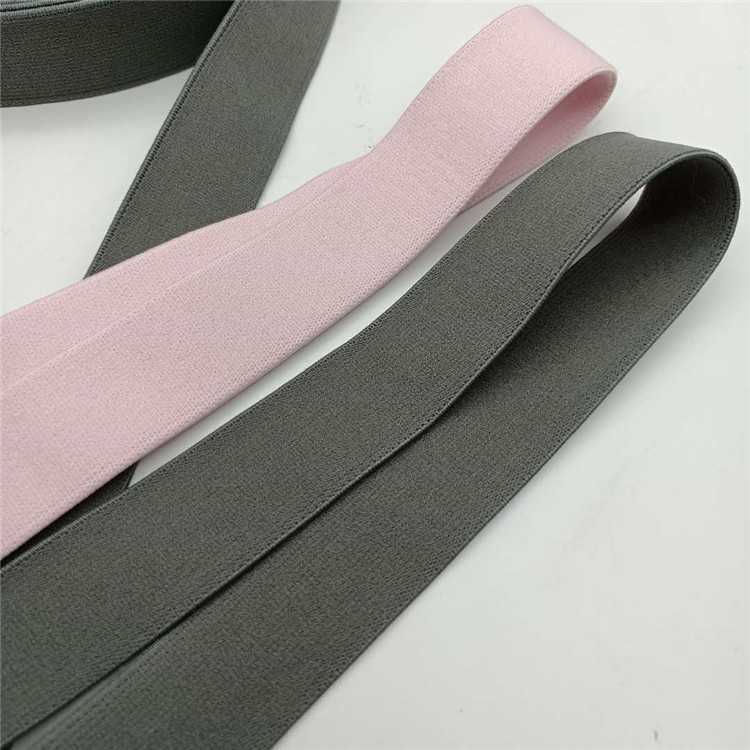 厂家高弹尼龙毛面松紧带 绒面橡筋松紧裤腰弹力带多种颜色现货