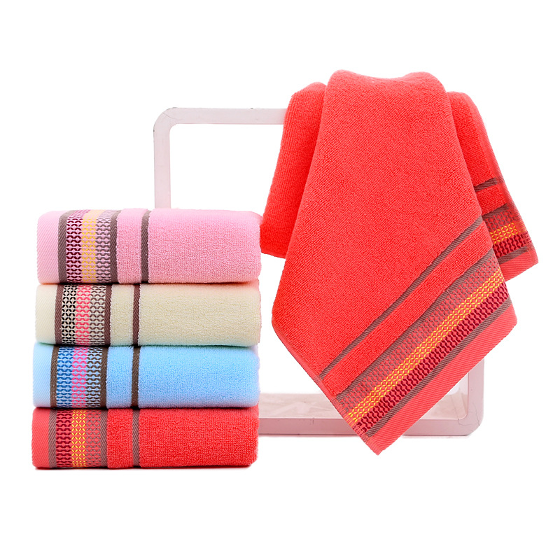 菱形毛巾新款断档吸水菱形格面巾家用日用品礼品毛巾定制logo