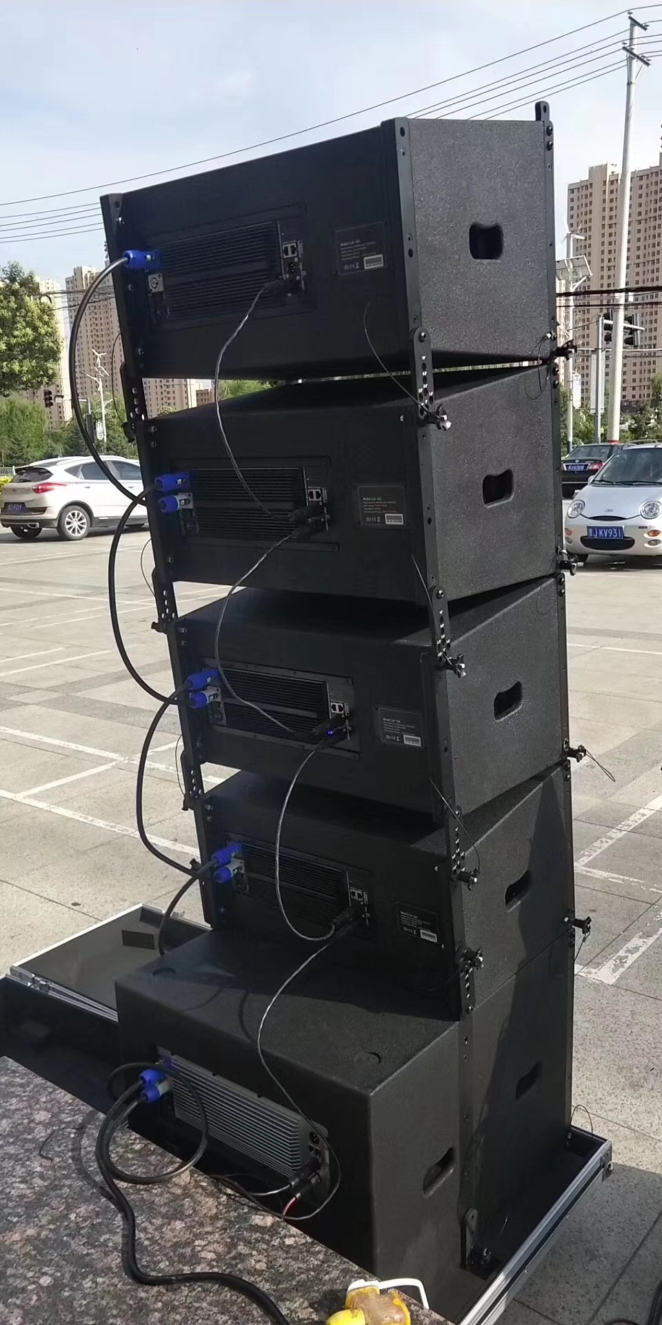 单12寸有源线阵音响一拖一带功放板舞台有源音箱户外流动演出线阵