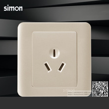 simon/西蒙 C3系列 16A三极插座(香槟金)C31681-56
