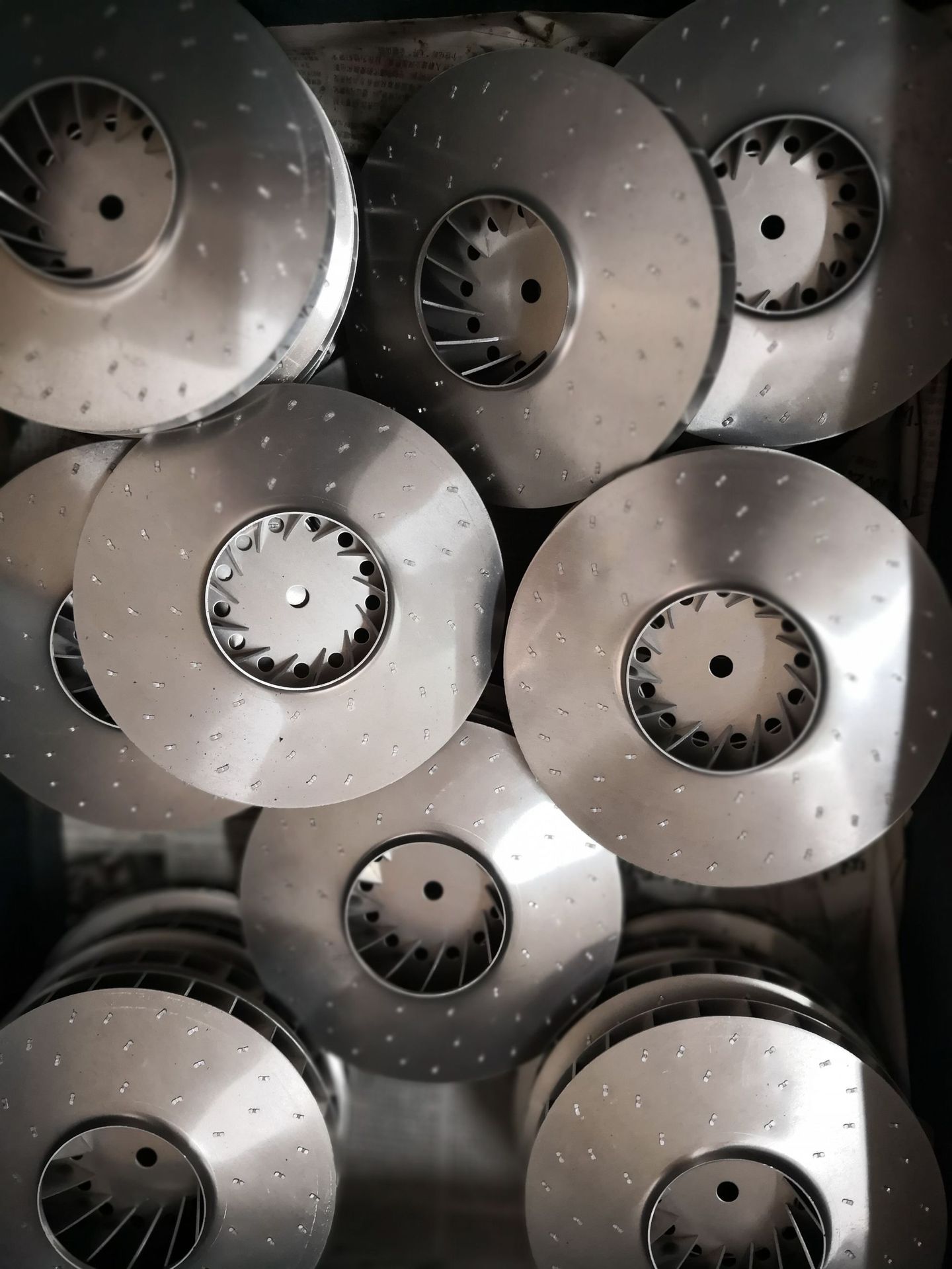 78吸尘器动叶轮 干手器动叶轮 净化器铝风轮 小型吸油污排烟风叶