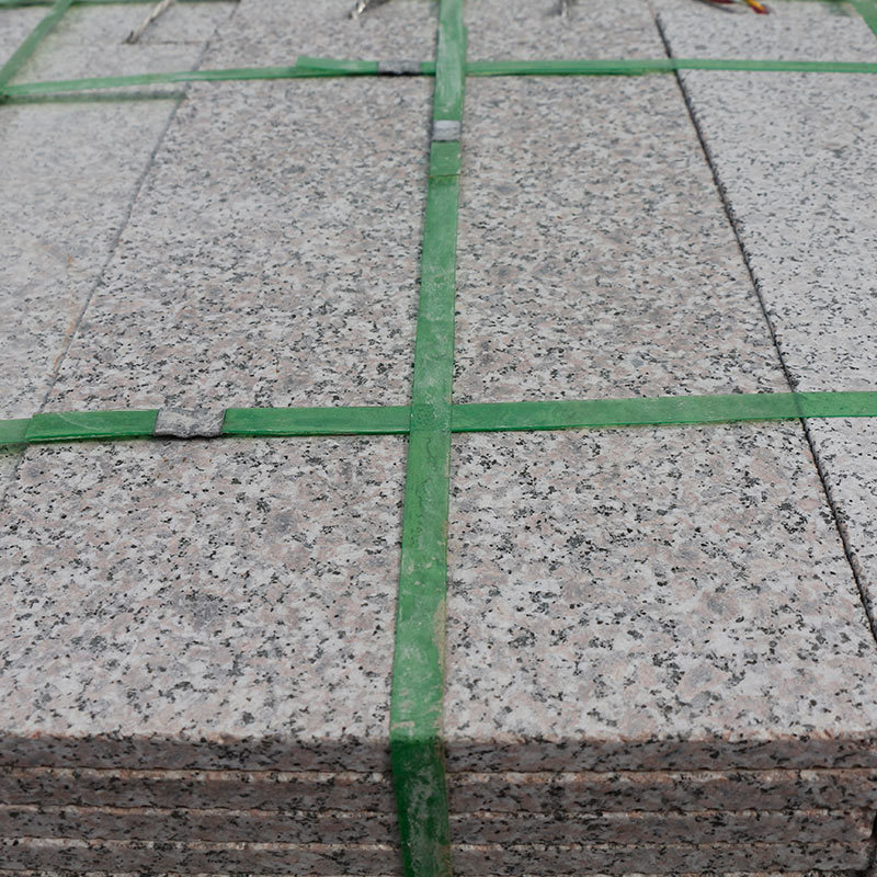 五莲花火烧板3公分厚 花岗岩g603火烧板广场地铺石材 五莲花板材