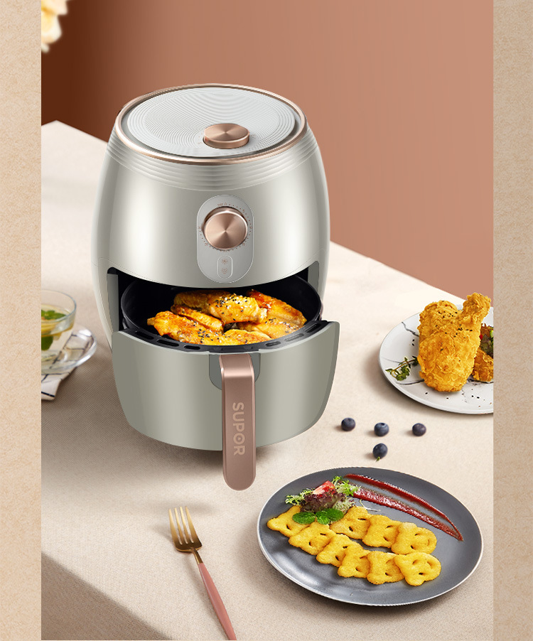 苏泊尔空气炸锅3.7l大容量家用多功能无油烟电炸锅煎炸锅薯条机