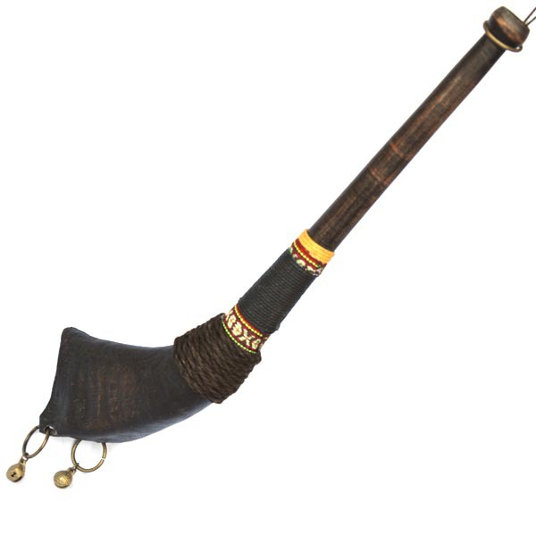 批发民族艺品 家居饰品 装饰品长牛角号2件起批l0397