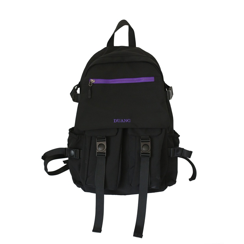 New Backpack Men Fashion Brands Schoolbag Student Fashion Trendy Korean Style Japanese Style Casual High School Student Bag