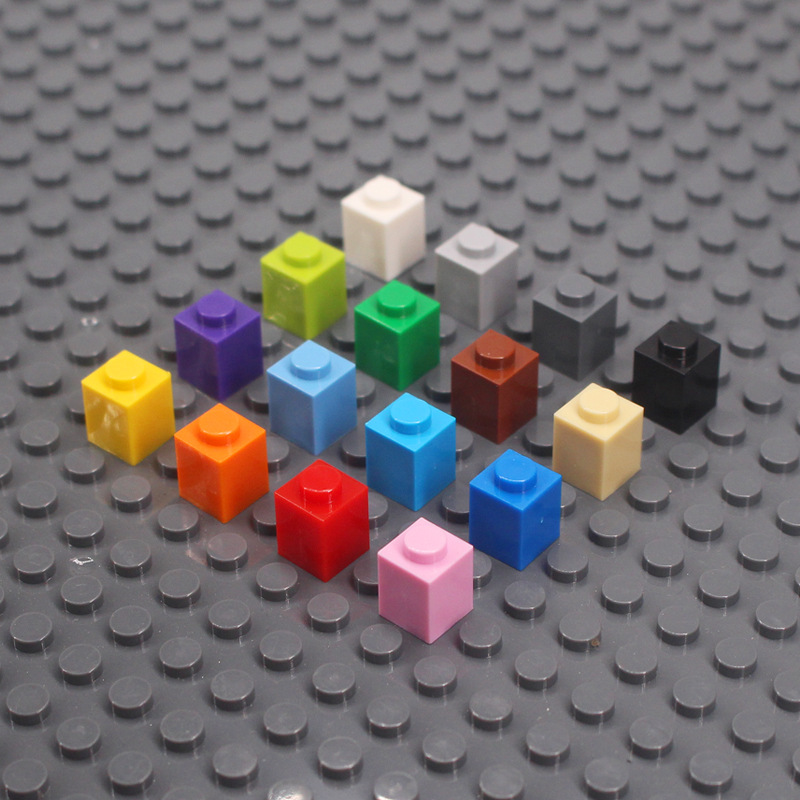 跨境 小颗粒积木轨道火车车厢moc零配件拼插组装城市搭建列车摆件