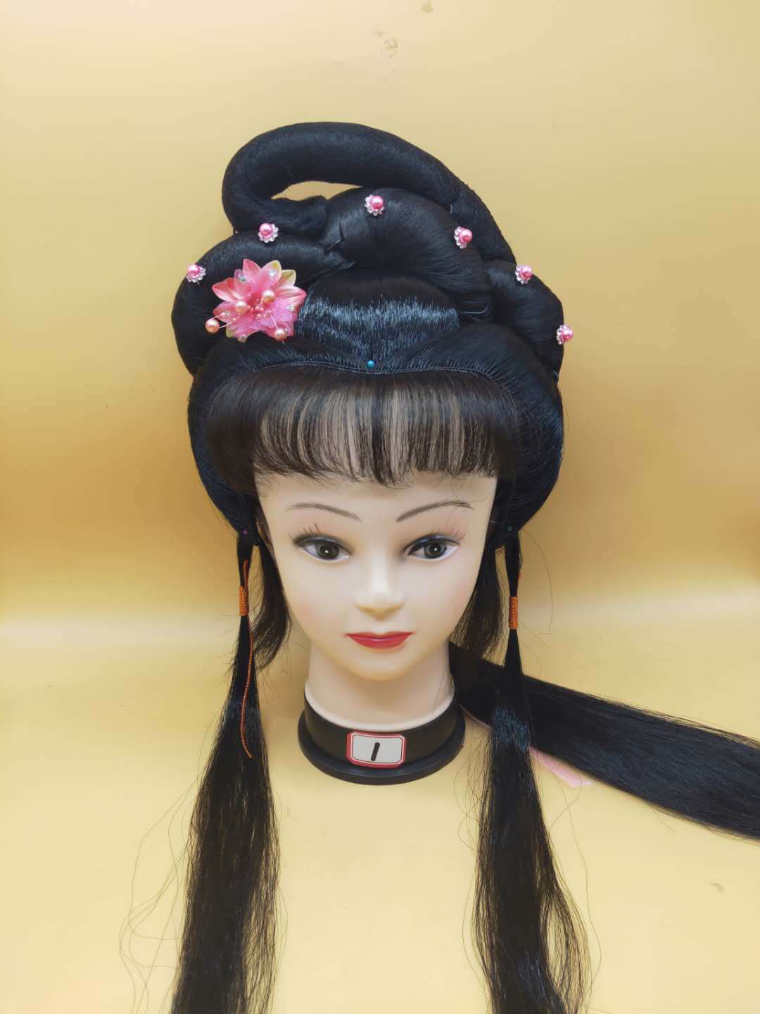 越剧黄梅戏戏曲戏剧古装影视假发仿真头套小旦花旦小姐青衣头套