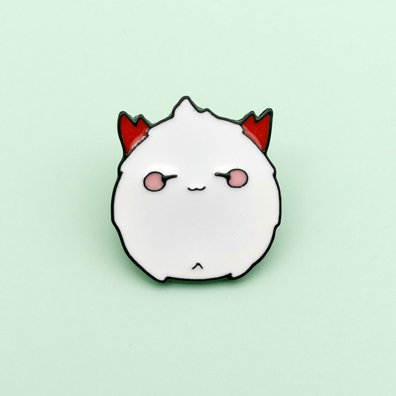 小恶魔胸针卡通可爱别针饰品情侣女防走光胸花金属衣服配饰徽章