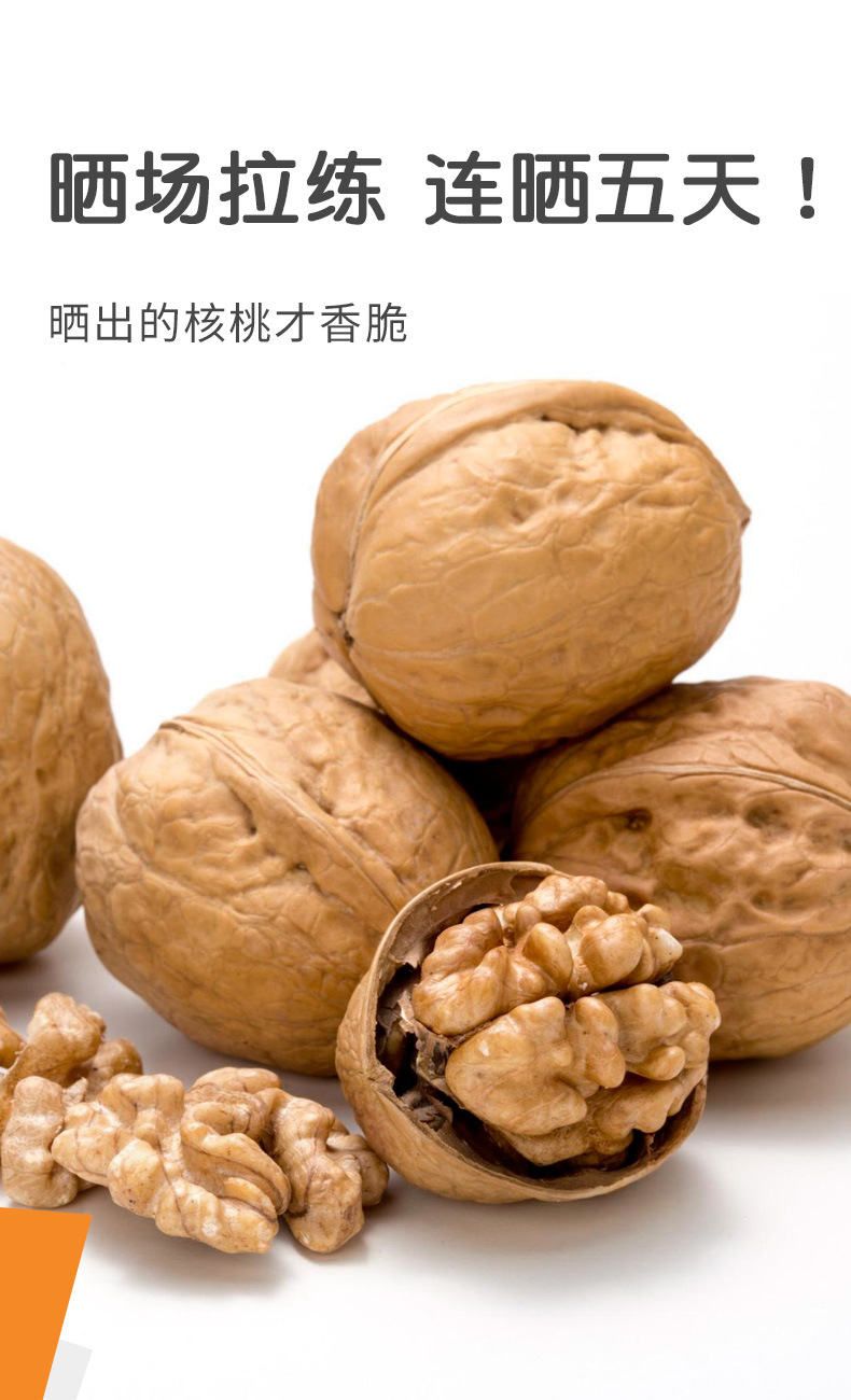新疆185纸皮核桃5斤装新货特产奶油味脆皮核桃奶味薄壳整箱