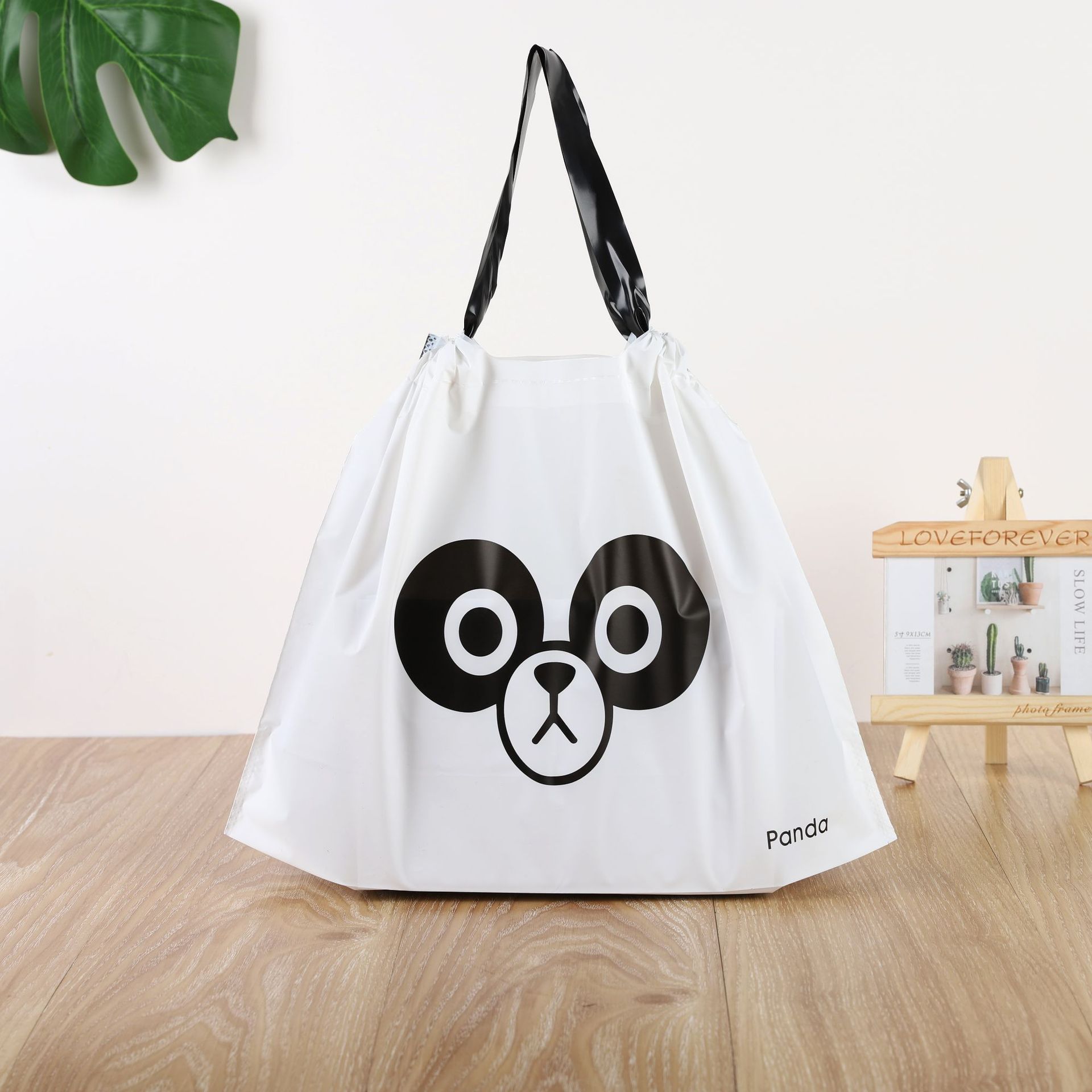 服装店袋子定做logo外卖束口袋礼品袋抽绳包装塑料袋定制手提购物