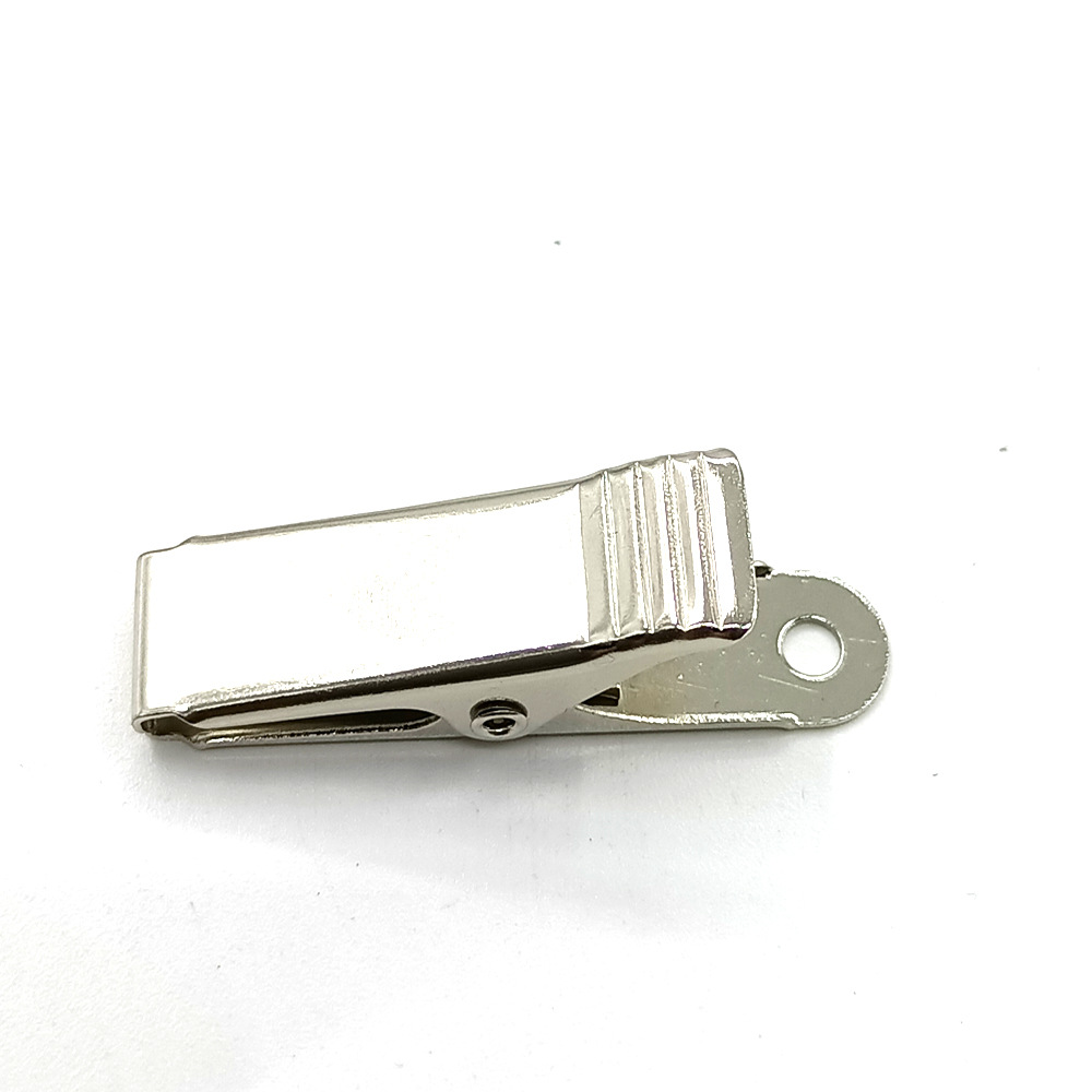 金属夹子厂供应长尾夹有齿电线夹咬合力好电镀夹工艺夹子