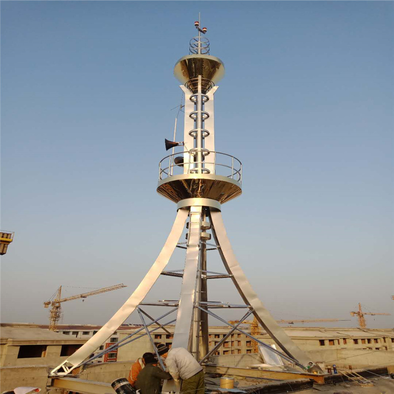 供应工艺塔 楼顶装饰塔 楼顶避雷塔 观光塔 景观塔 电视塔架