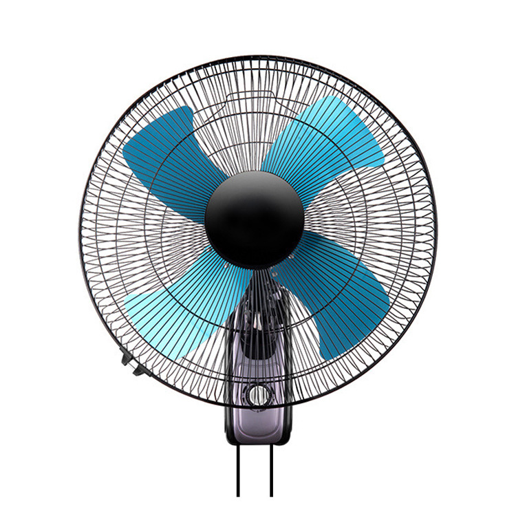 400牛角扇壁扇批发 强力工业风扇 挂壁式电风扇 四叶挂壁摇头风扇