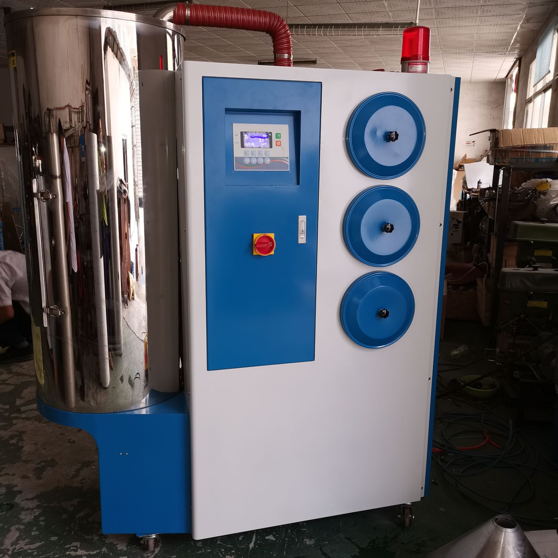 塑料三机一体除湿干燥机除湿干燥送机100kg除湿干燥机原料烘干机