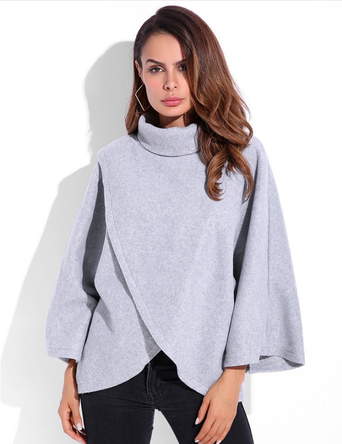 灯笼袖斗篷图片