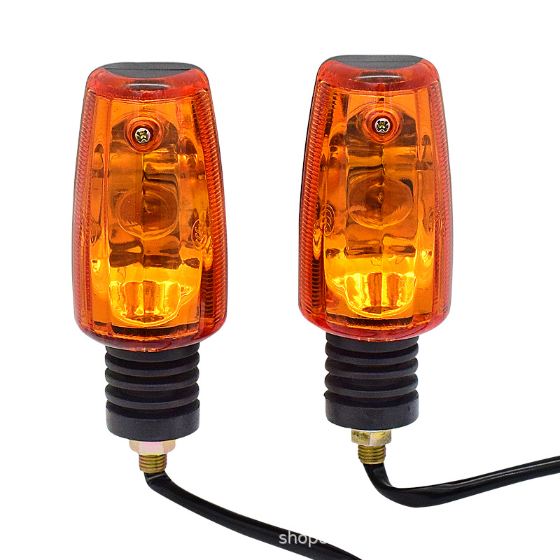 雷镖摩托车转向灯铃ax100转弯灯三轮车方向灯金木城铃指示灯总成