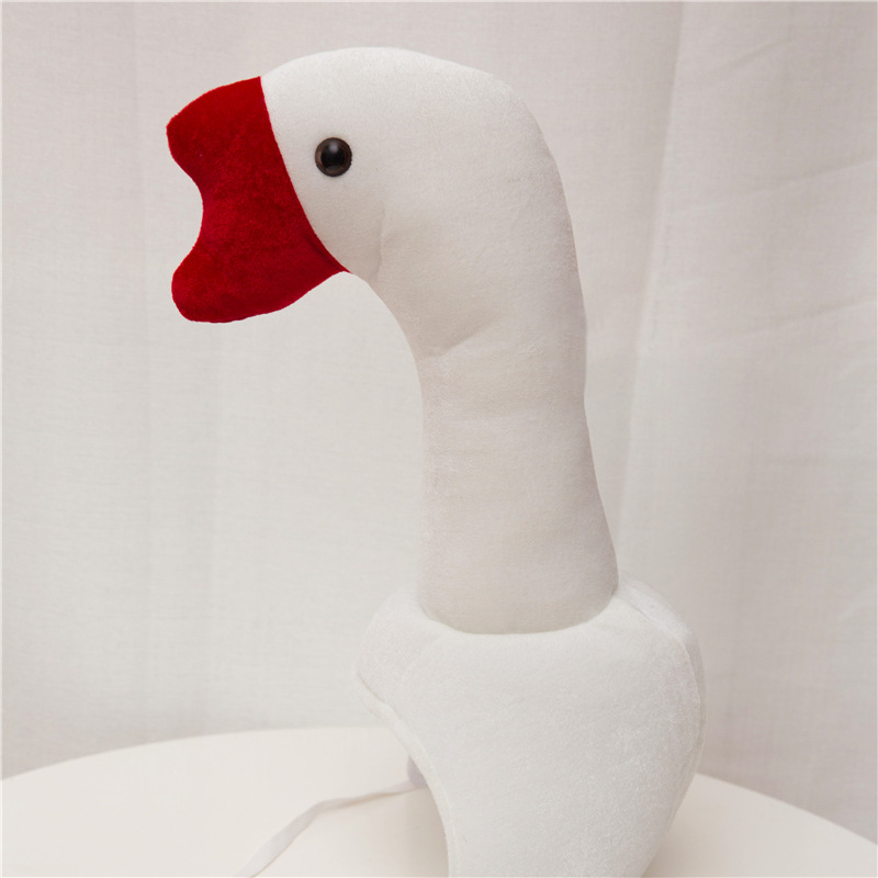 日系大白鹅头套抖音同款沙雕网友大鹅搞笑搞怪帽子道具