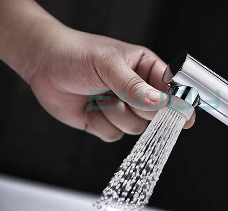 全铜黑色抽拉式面盆洗脸盆冷热水龙头上喷水漱口拉伸龙头家用跨境