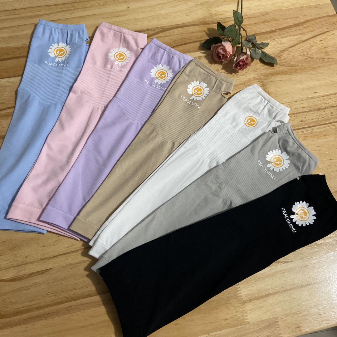 新款小雏菊冰袖女夏季网红款袖套防紫外线冰丝清凉防晒袖套手臂袖