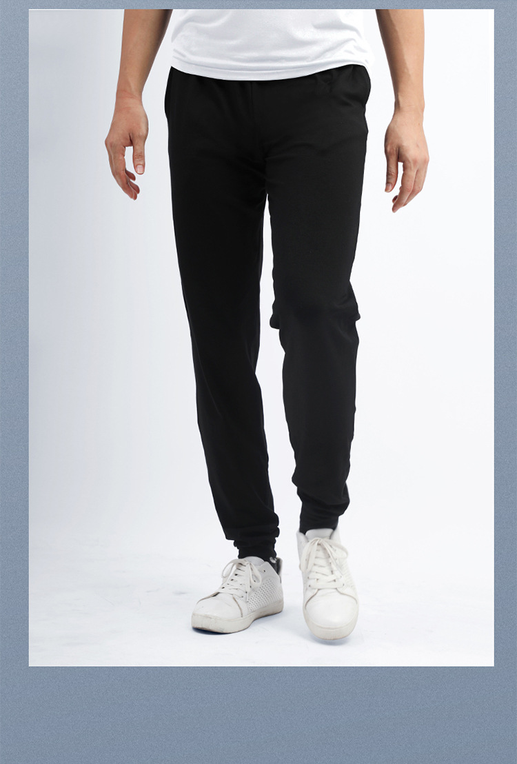 舞蹈裤萝卜裤成人宽松黑色紧身收口直筒形体裤男练功裤运动裤子