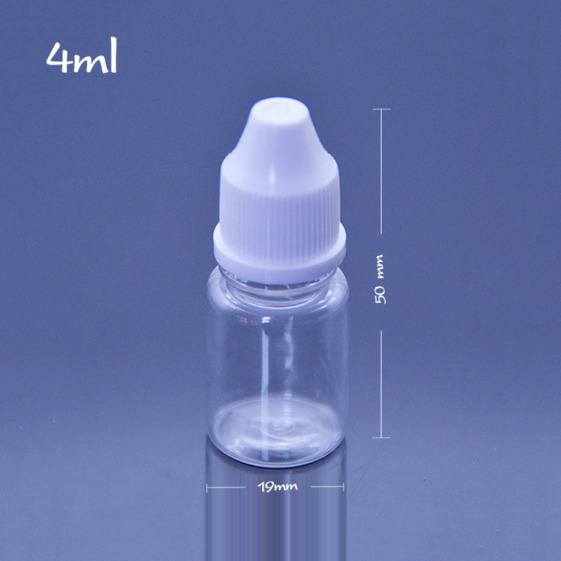 【厂家直销】4ml pet迷你烟油瓶 电子油烟瓶 精油小样瓶