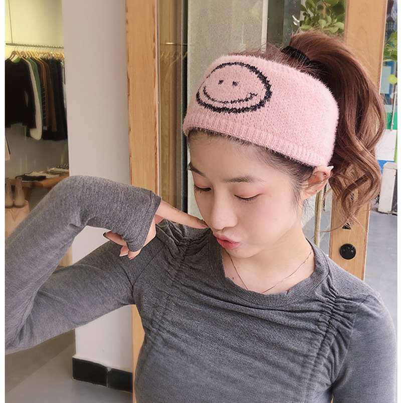 Confinement Headscarf Wool Knitted Hair Band Wide Brim Fashion Headdress Headgear Female Winter Head Protection Belt Postpartum Popular Hair Band