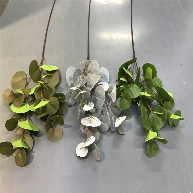 仿真3d苹果叶植物墙背景墙花艺花瓶插花摆放装饰