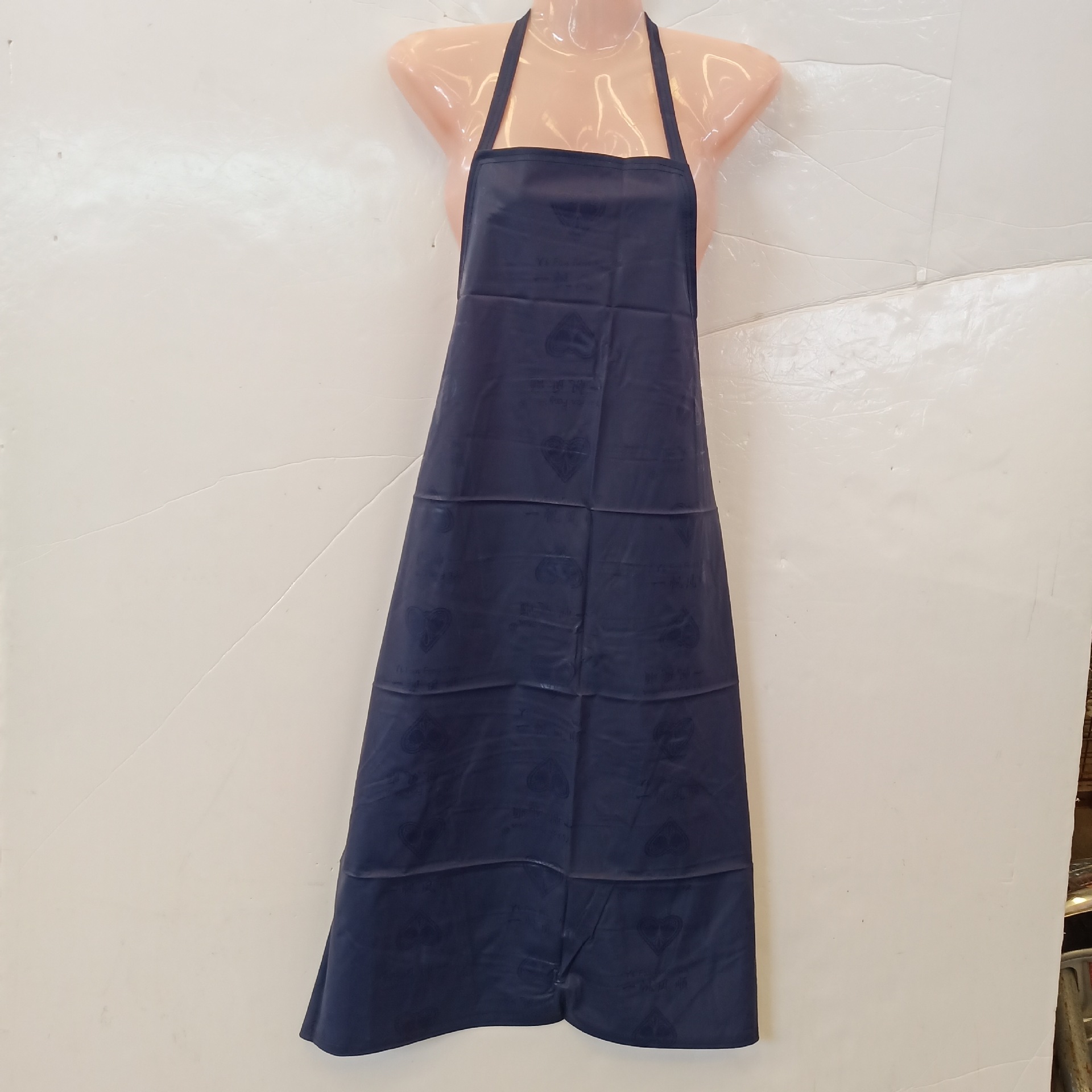 厂价直销成人长款纯色复合胶防水围裙厨房防污柔软厨房劳保围裙