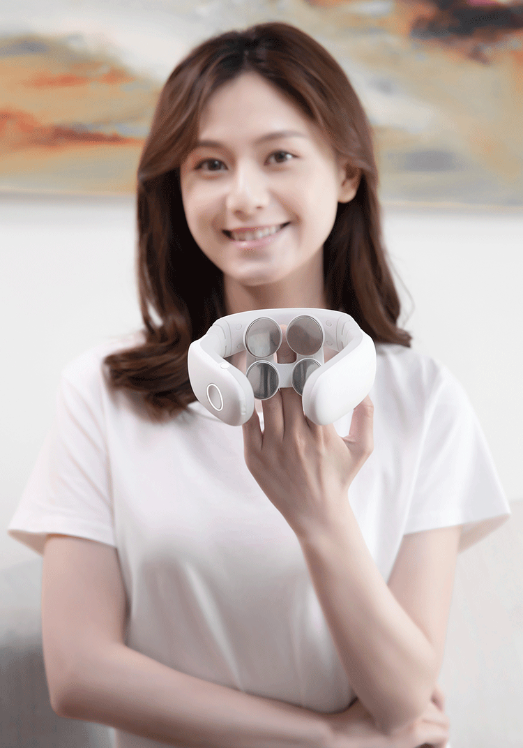 颈椎按摩器家用电动智能护颈仪脖子按摩神器脉冲里疗肩颈部按摩仪