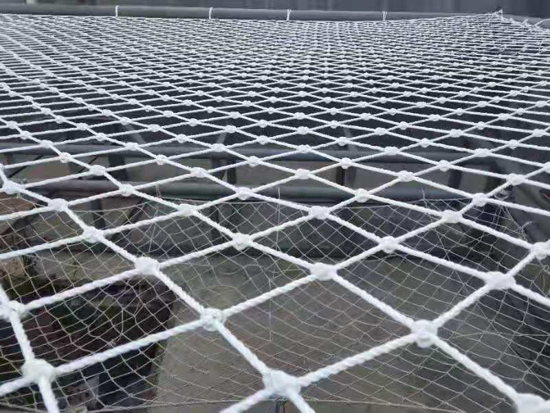 建筑安全网兜网尼龙网工业涤纶安全防护网防坠网工地隔离网水平网