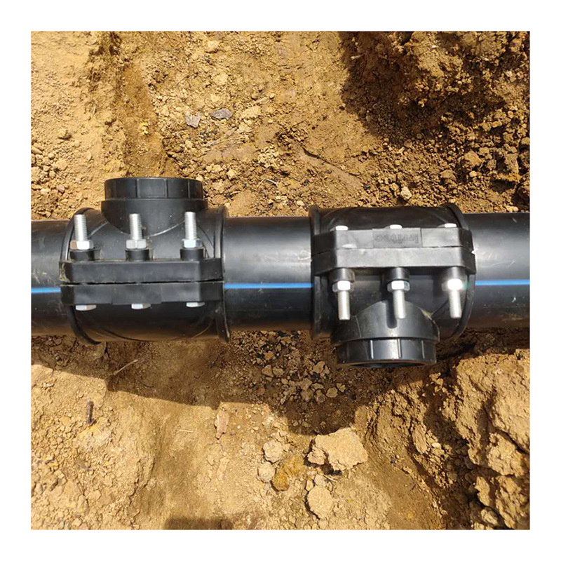 厂家直供鞍座 安装方便节水鞍座 pe管使用内丝接口pe鞍座