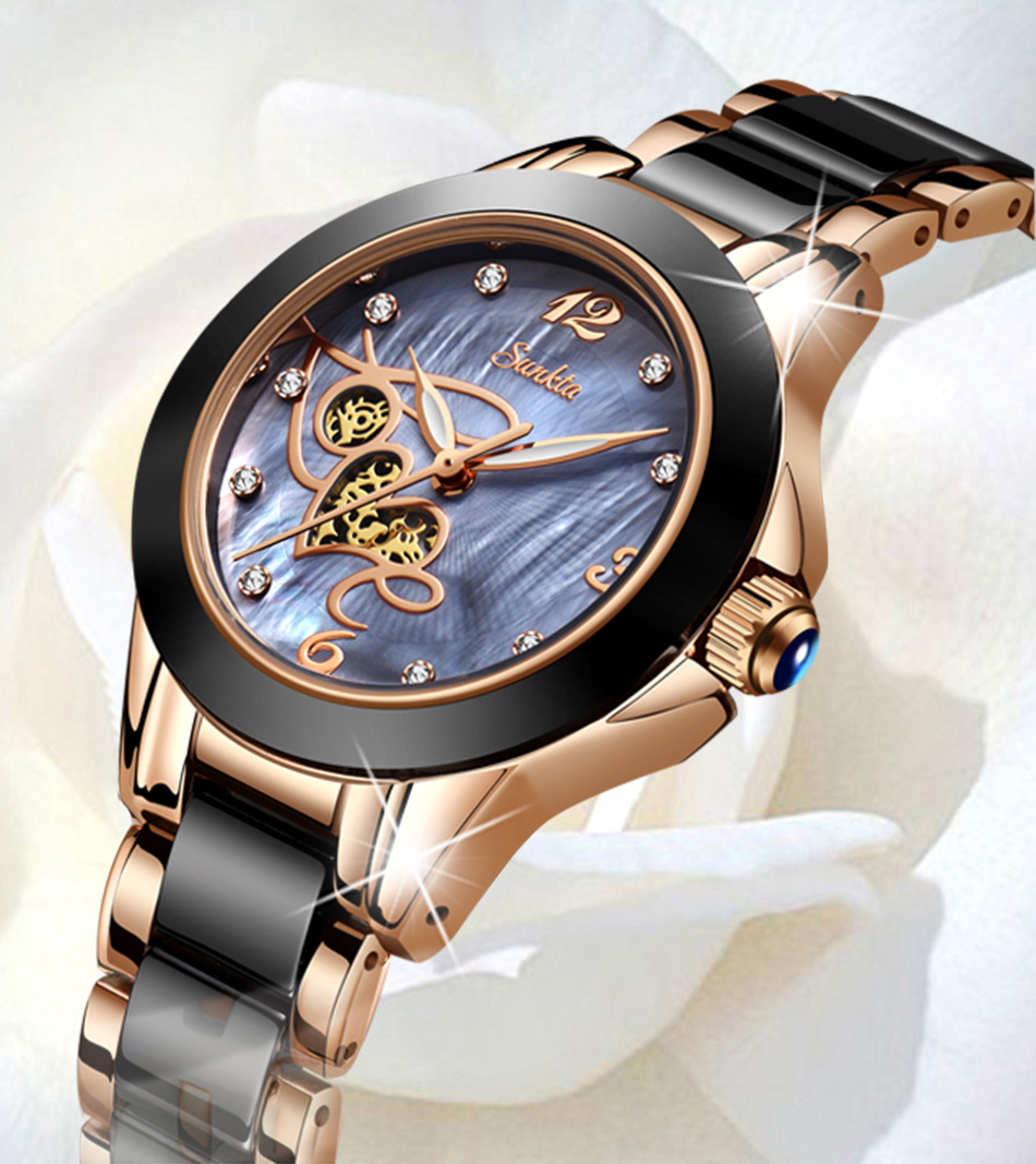 sunkta女表多功能防水石英女表