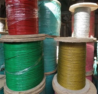 专业生产彩色环保led面板灯饰吊线灯具保险绳压铝套钢丝绳吊绳-报价