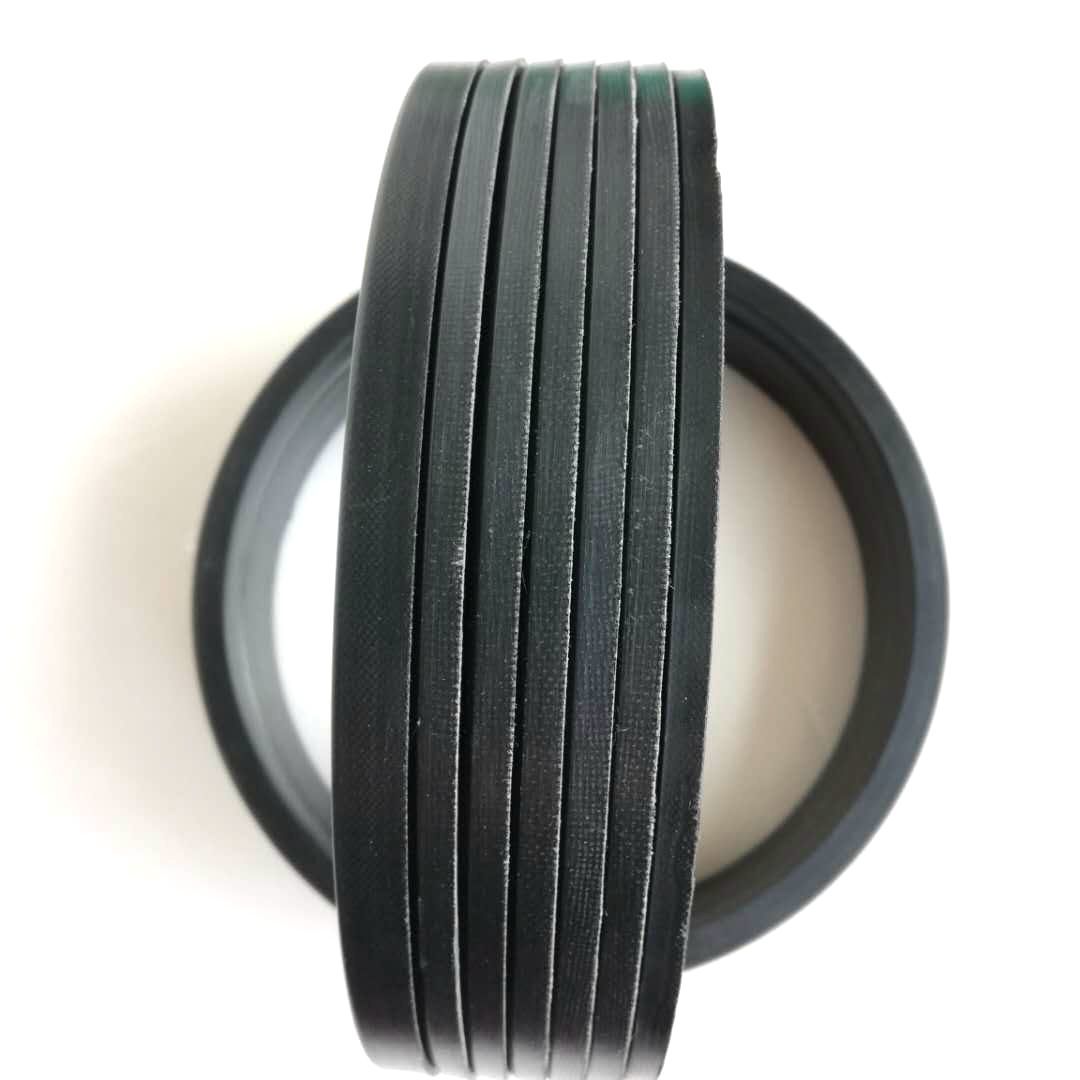 橡胶夹布组合密封圈 七组合油封 v组活塞杆密封圈60*80*37