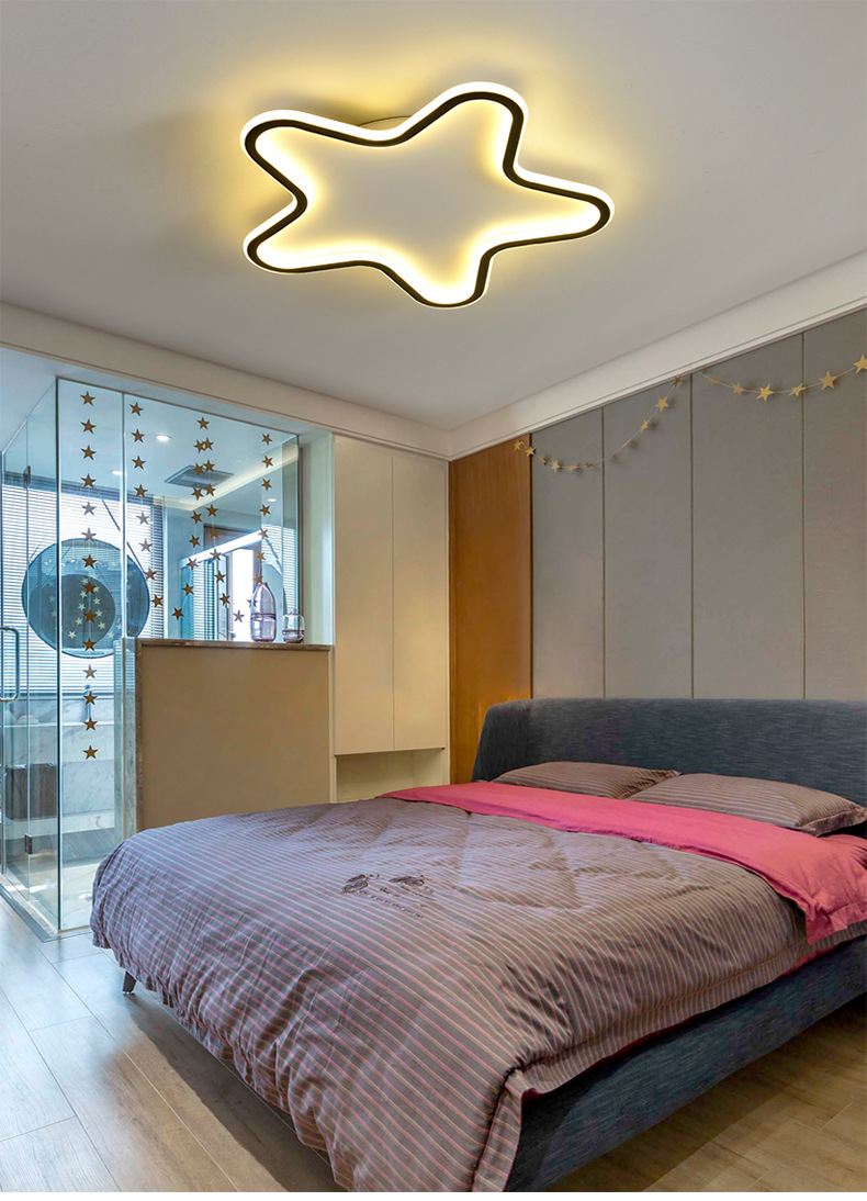 超薄led卧室灯北欧吸顶灯简约现代网红轻奢温馨浪漫房间灯具