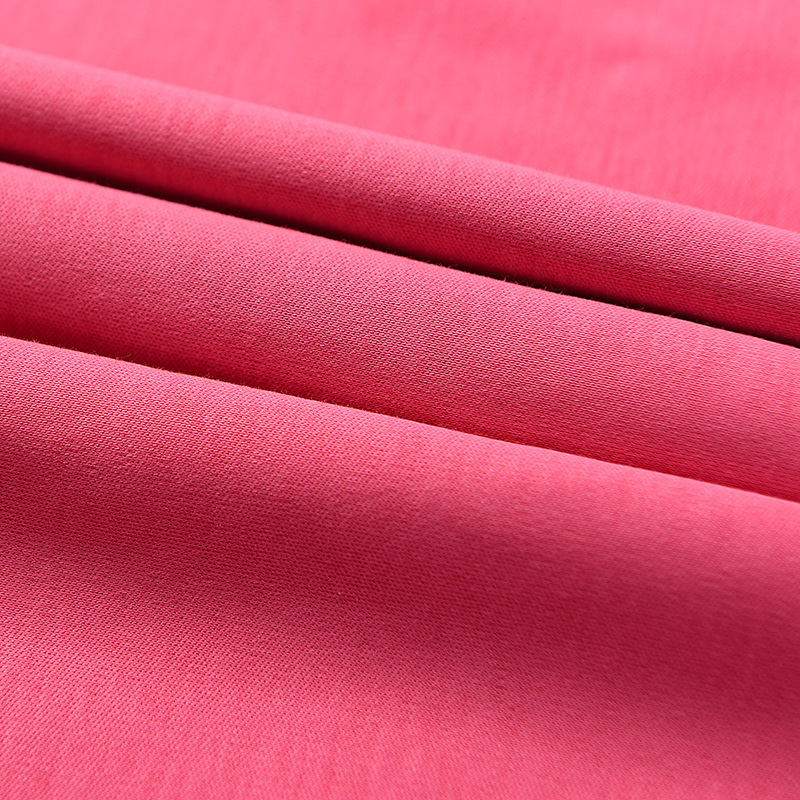 60sf·l液氨棉双面 高端男女t恤面料 丝光长绒棉双面液氨免烫工艺