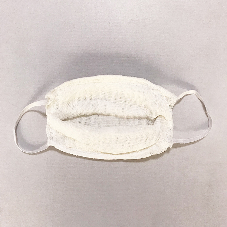 脱脂16层绑带纱布口罩卫生防护防颗粒物可水洗十六层劳保棉纱口罩