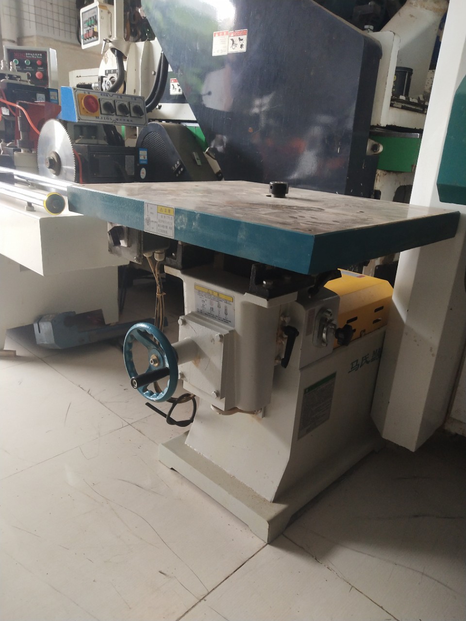 二手马氏地锣 马氏立轴单轴镂铣机