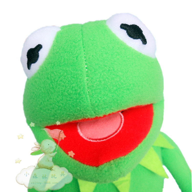 可爱芝麻街大笑可爱张嘴青蛙手脚可定型玩偶公仔毛绒玩具凹造型萌