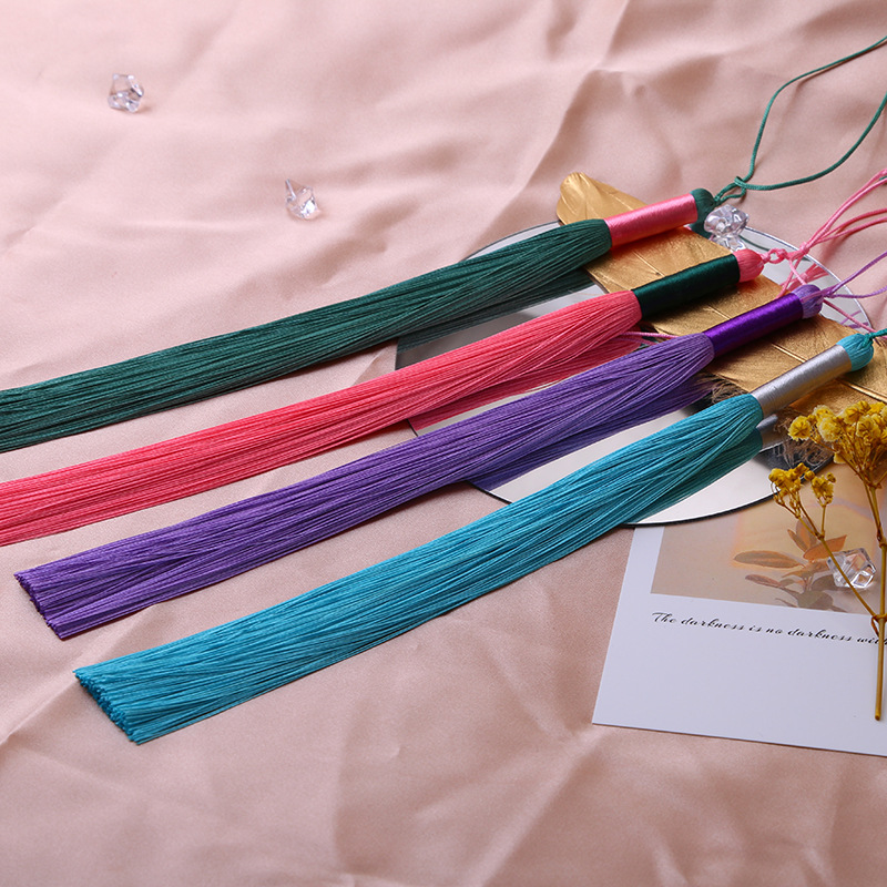 汉唐二号25cm长款流苏穗子服装配件吊穗民族风腰佩古装压襟挂件