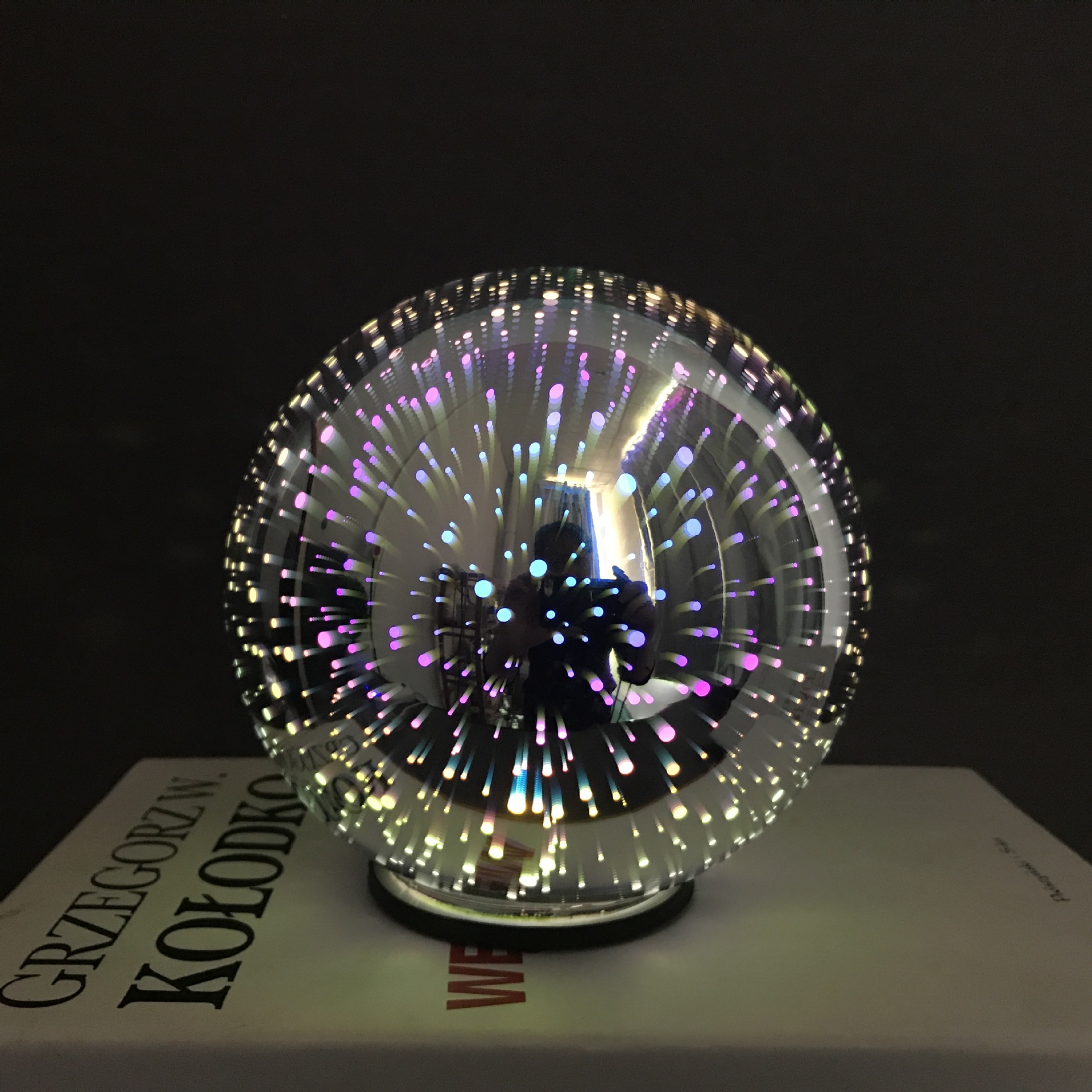 3d月球灯 星空灯 3d玻璃罩灯 魔幻灯水晶灯魔球