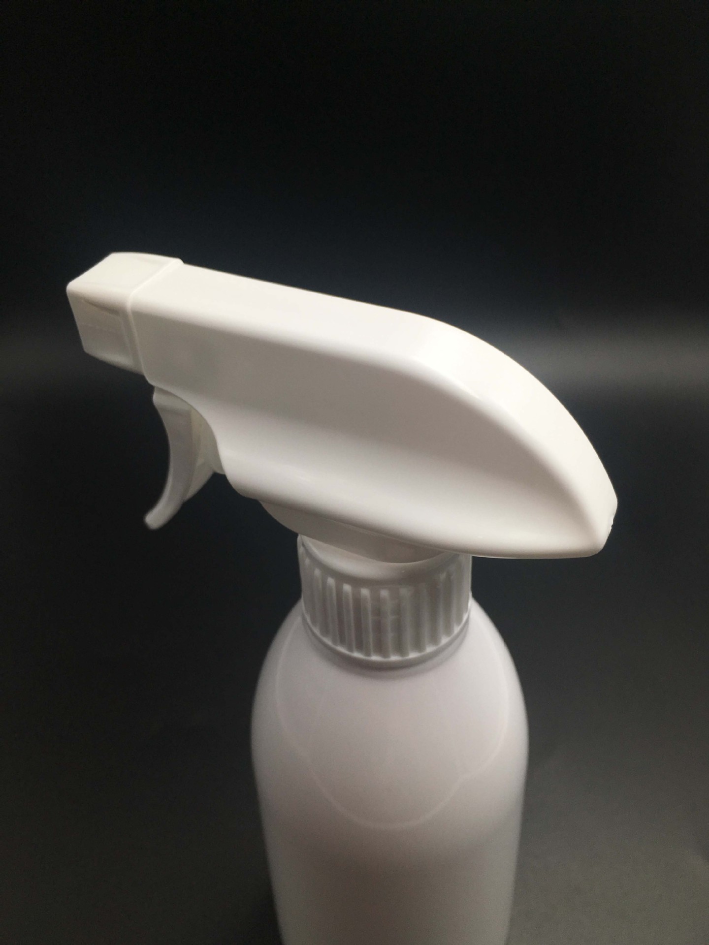 28/410白色塑料喷雾头全塑方枪塑胶消毒液喷头气压式塑料喷枪