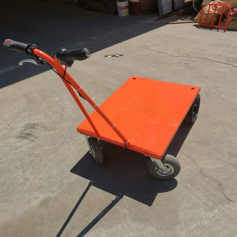 小型折叠电动运输车方便携带可进出电梯拉砖拉货水泥沙灰运输车