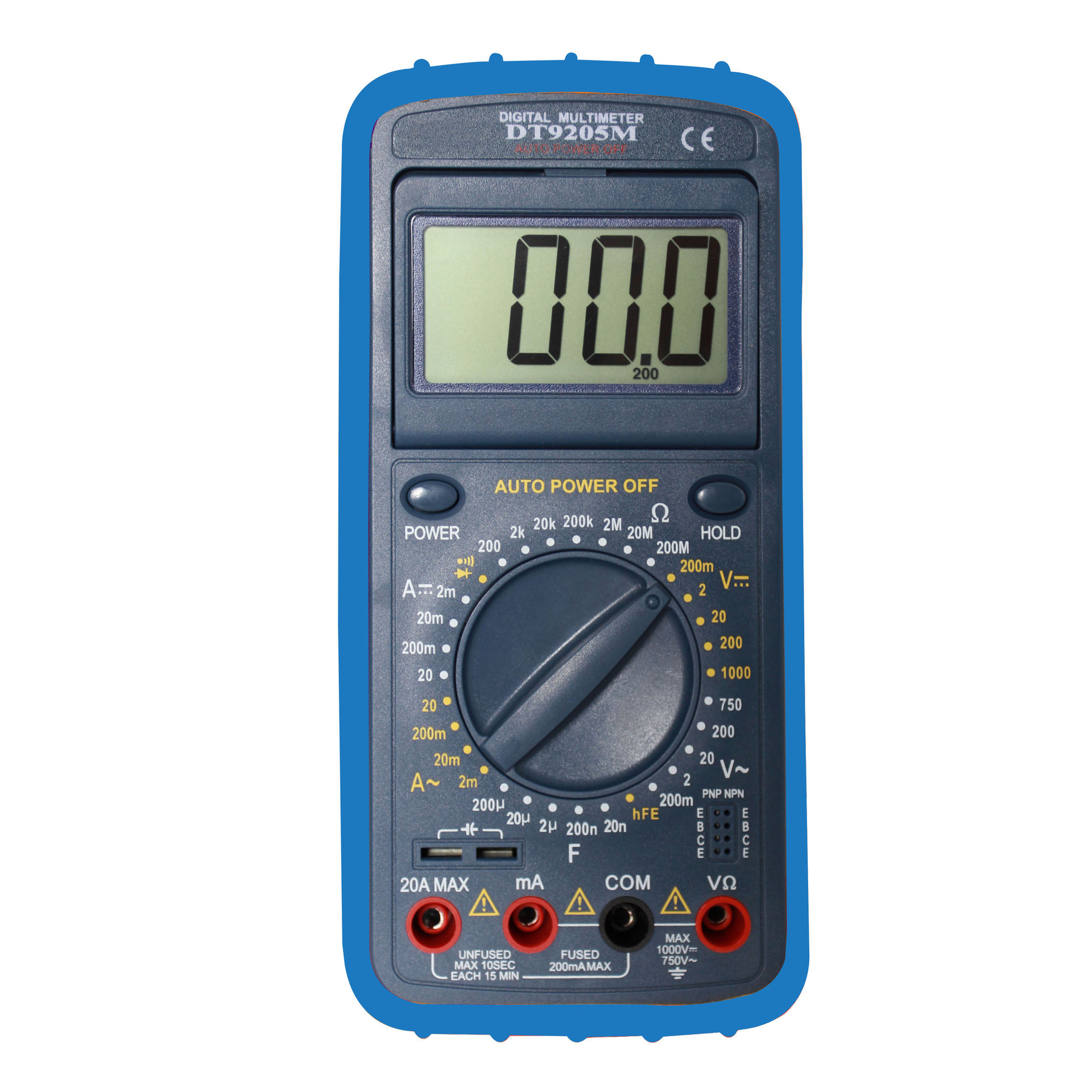 数字万用表dt9205a万能表带电容测量全档位保护不用换保险丝
