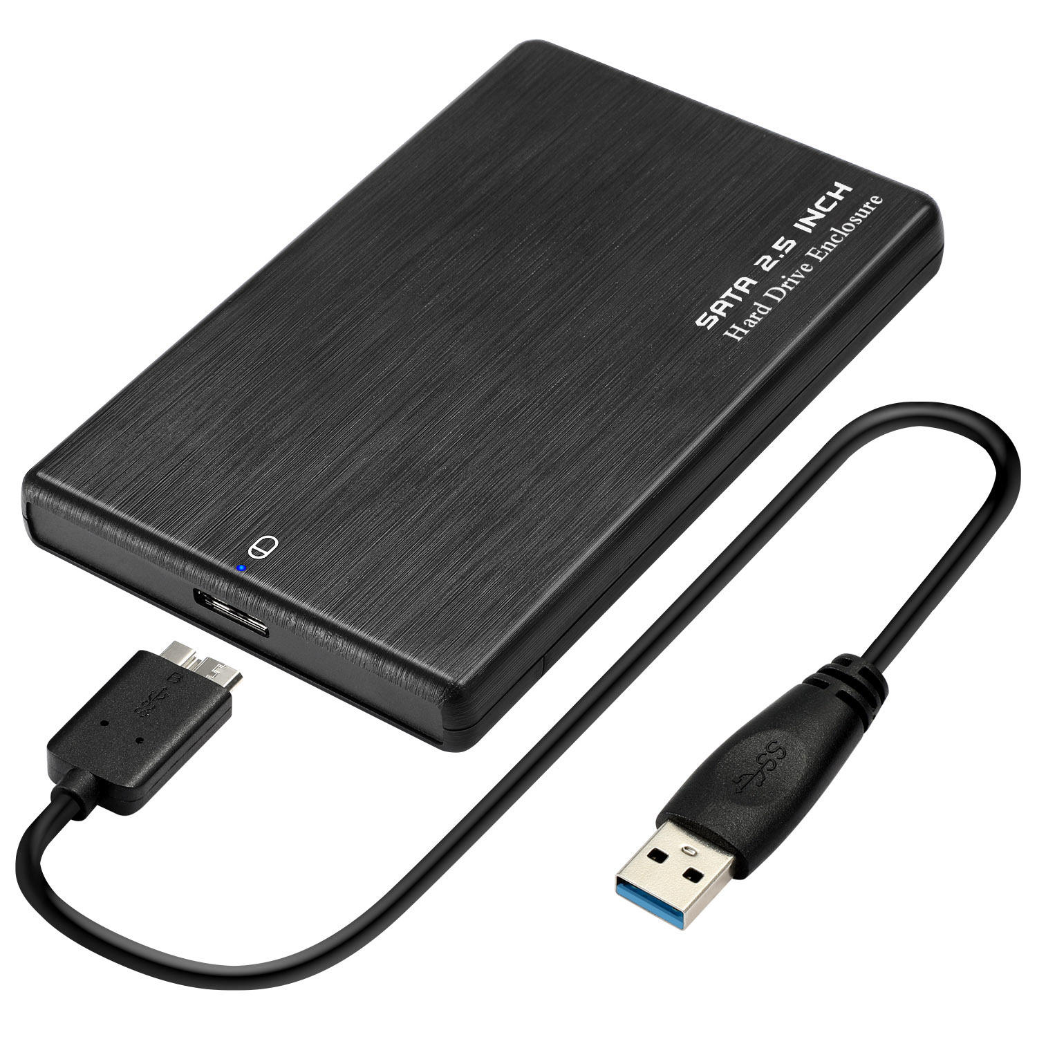 5寸笔记本硬盘盒usb3.0拉丝ssd固态硬盘盒